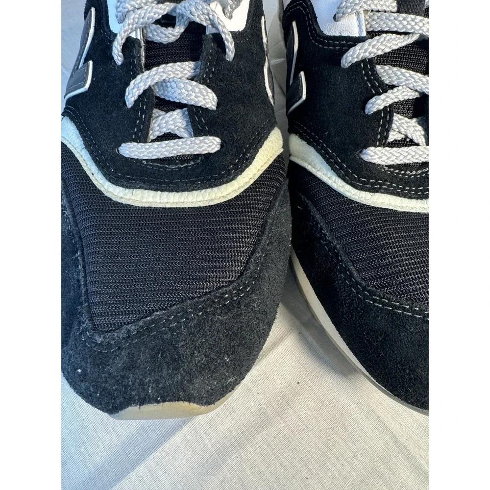 New Balance 997 Black Grey White Suede Shoes Size 9.5